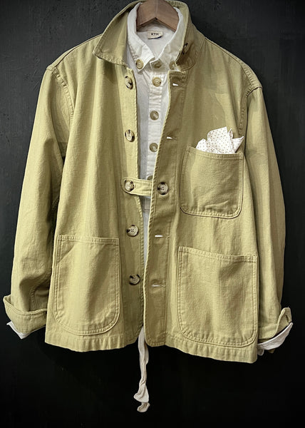 ジャケット・アウター dead stock vintage work jacket B•RTH WORK SHIRT JACKET- DEAD STOCK KHAKI WHEAT