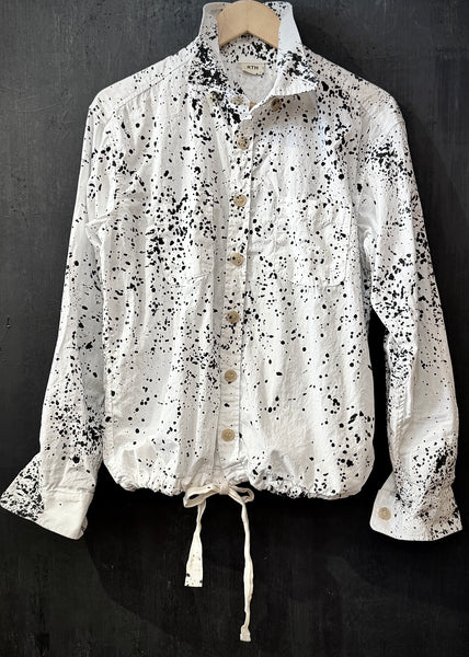 NHOJ  JOHN Cream White Collar Shirt タグ付き NHOJ JOHN Cream White Collar Shirt タグ付き - メルカリ