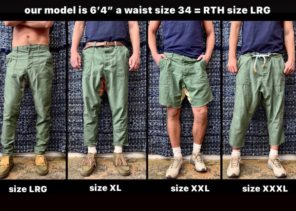 B-RTH FOUR POCKET SLOUCH PANT - NYLON RIPSTOP - OLIVE