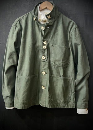 (*)B•RTH WORK SHIRT JACKET - DEAD STOCK OLIVE