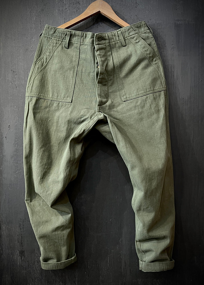 B•RTH 4 POCKET SLOUCH PANT (LOOSE)  - DEAD STOCK OLIVE