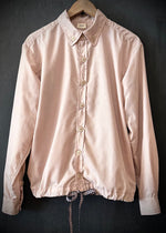 RTH DRAWSTRING PLAIN FRONT WALKING SHIRT - DEADSTOCK 50/50 COTTON POLY - DUSTY ROSE
