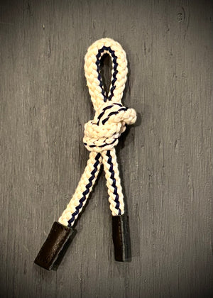 RTH ROPE TIPSY CINCHER - NATURAL & NAVY W/BLACK
