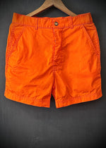 RTH CLASSIC CHINO SHORT - LT COTTON POPLIN - BRT ORANGE