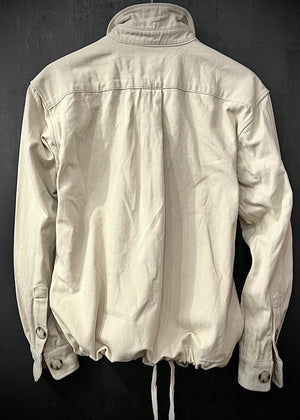 (*)B•RTH WALKING DRAWSTRING SHIRT - DEAD STOCK NATURAL