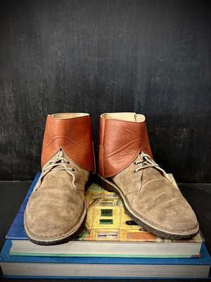 RTH UPSIDE DOWN COWBOY SPATS - COGNAC