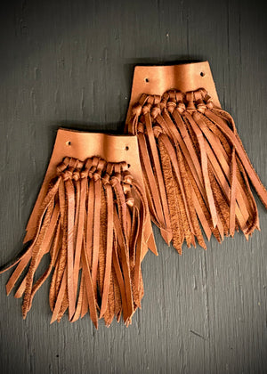 RTH (ooak) SHOE KILTIES PLAIN - COGNAC LEATHER