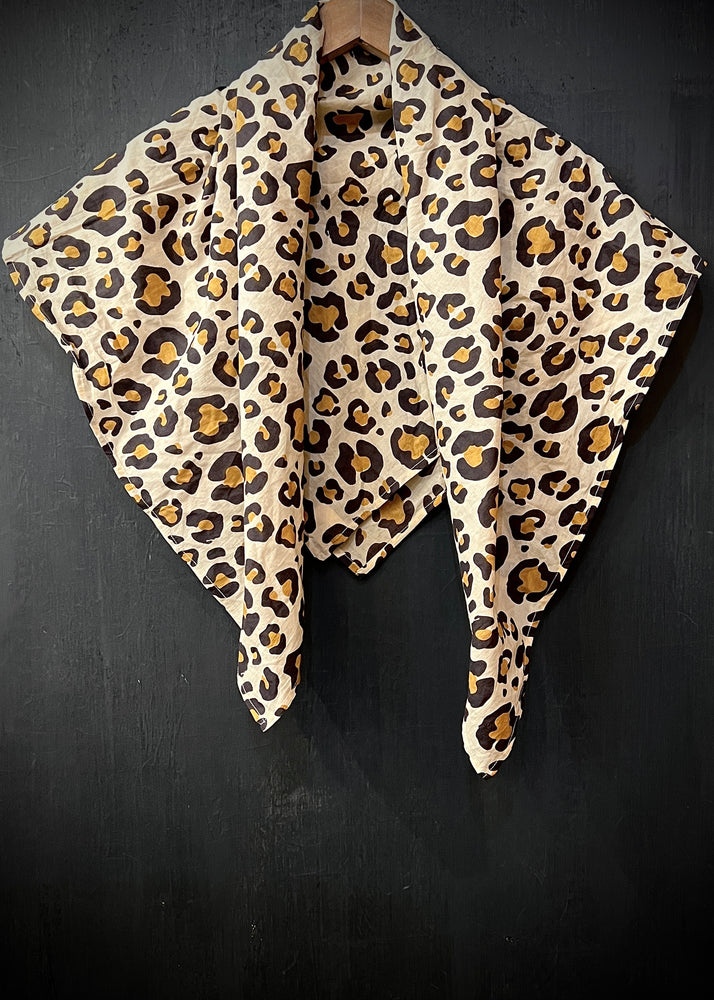 RTH BIG MAGIC KERCHIEF - TAN LEOPARD