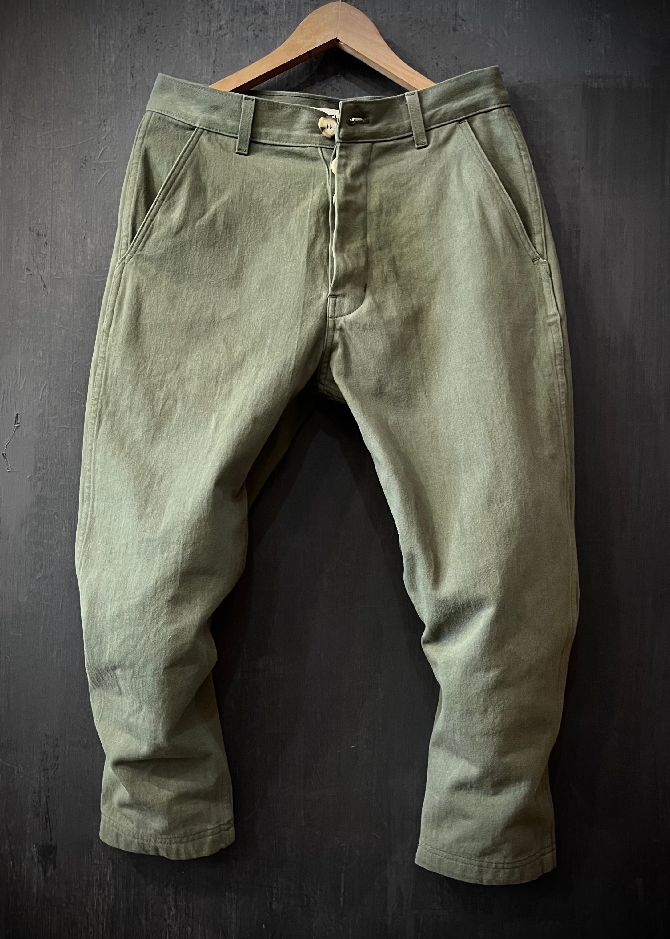 パンツ Oshkosh 80s Dead Stock Cotton Chino Pant Vintage Cotton Osh Kosh Deadstock Jean Men High Rise 1970