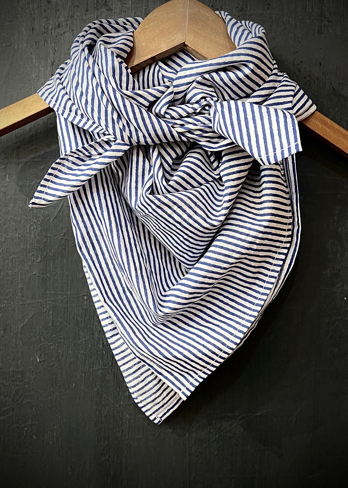 RTH BIG MAGIC KERCHIEF - BLUE/WHITE STRIPE