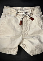 RTH ROPE TIPSY CINCHER - NATURAL & NAVY W/COGNAC