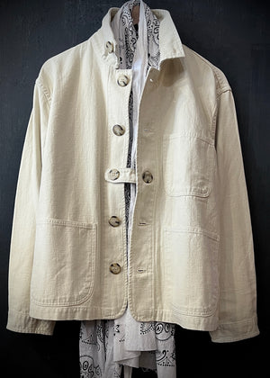 B•RTH WORK SHIRT JACKET - DEAD STOCK NATURAL