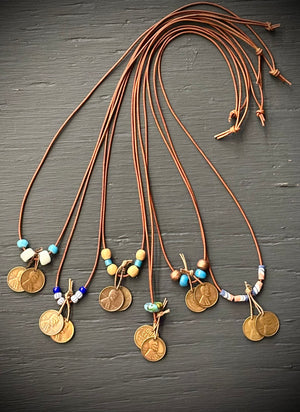RTH OOAK “my two cents” Necklace -  cause thats what friends are for (groupE)