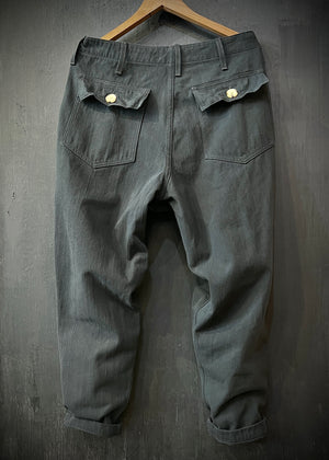 B•RTH 4 POCKET SLOUCH PANT (LOOSE) - DEAD STOCK NAVY