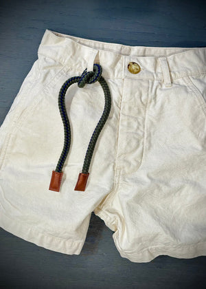 RTH ROPE TIPSY CINCHER - OLIVE & NAVY W/COGNAC