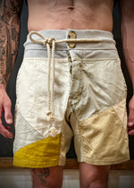 RTH LTD DRAWSTRING CAMP SHORT - PATCHWORK - KHAKIS