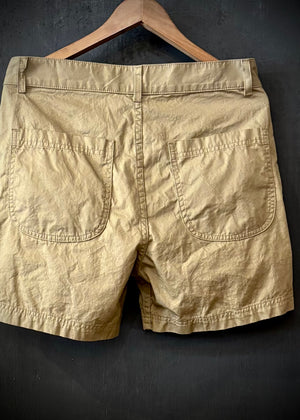 RTH CLASSIC CHINO SHORT - LT COTTON POPLIN - BRIT KHAKI