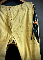 RTH OOAK BEADED HOOK TASSEL #04 - BLACK - MED LENGTH