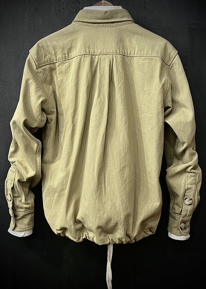 B•RTH WALKING DRAWSTRING SHIRT - DEAD STOCK KHAKI