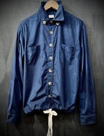 RTH DRAWSTRING WALKING SHIRT - LT COTTON TWILL- CADET BLUE