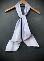 RTH NECK SASH - Mini Windowpane - blue/white