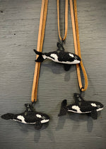 Found Hand Beaded Creatures- Orca